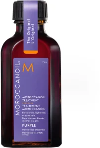 MOROCCANOIL TREATMENT שמן טיפולי סגול  לשיער בלונדיני