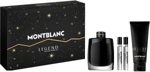 MONT BLANC LEGEND סט א.ד.פ + ג'ל רחצה + א.ד.פ + א.ד.פ לגבר