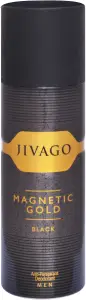 JIVAGO MAGNETIC GOLD BLACK דאודורנט ספריי לגבר