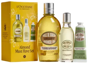 L'OCCITANE ALMOND סט שמן רחצה + שמן גוף + קרם ידיים