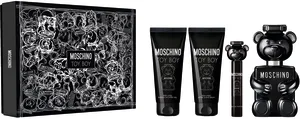 MOSCHINO TOYBOY סט א.ד.פ + ג'ל רחצה + אפטר שייב באלם +  א.ד.פ לגבר