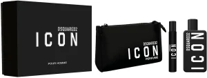 DSQUARED2 ICON סט א.ד.פ + א.ד.פ + תיק ממותג לגבר