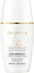 LANCASTER SUN PERFECT יוט' פרוטקשן תחליב עם גוון כנגד לטשטוש  קמטים וכהויות SPF50 הגנה גבוהה