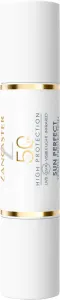 LANCASTER SUN PERFECT יוט' פרוטקשן סטיק דו צדדי שקוף ועם גוון 50 SPF כנגד קמטים וכהויות