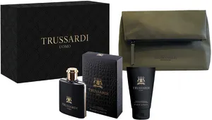 TRUSSARDI UOMO סט א.ד.ט + ג'ל רחצה + תיק לגבר