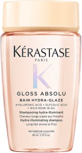 KERASTASE GLOSS ABSOLU שמפו (אמבט חפיפה) ללא סולפטים לשליטה בנפח בלתי רצוי (Anti Frizz) וברק עוצמתי לשיער עבה