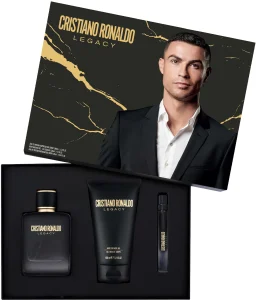 CRISTIANO RONALDO LEGACY סט א.ד.פ + ג'ל רחצה + א.ד.פ לגבר