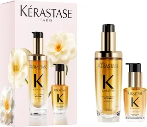 KERASTASE ELIXIR ULTIME סט שמן מולטי תכליתי + שמן מולטי תכליתי באריזה הניתנת למילוי חוזר