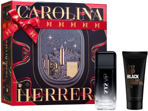CAROLINA HERRERA 212 VIP BLACK סט א.ד.פ + ג'ל רחצה לגבר