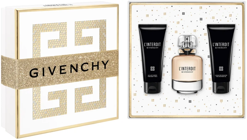 GIVENCHY L'INTERDIT סט א.ד.פ + תחליב גוף + ג'ל רחצה לאשה