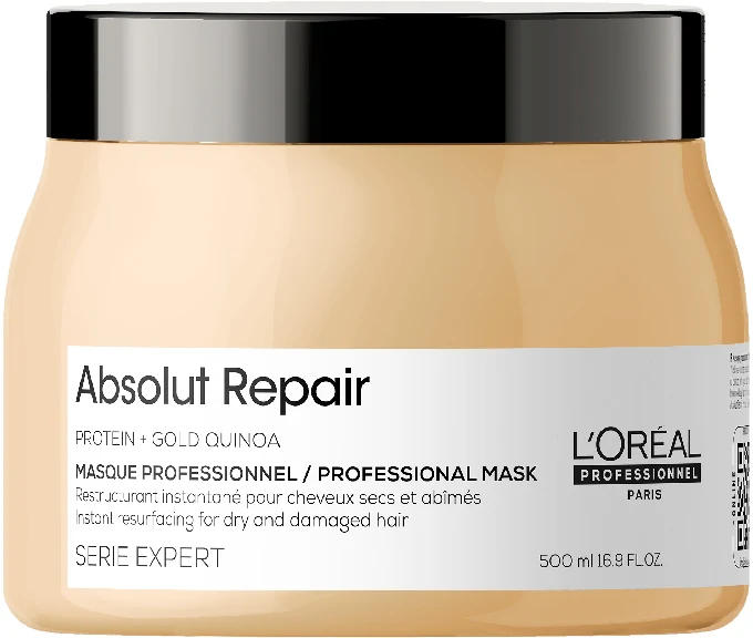 L'OREAL PROFESSIONNEL ABSOLUT REPAIR מסכה מקצועית לשיקום השיער לשיער יבש עד יבש מאוד