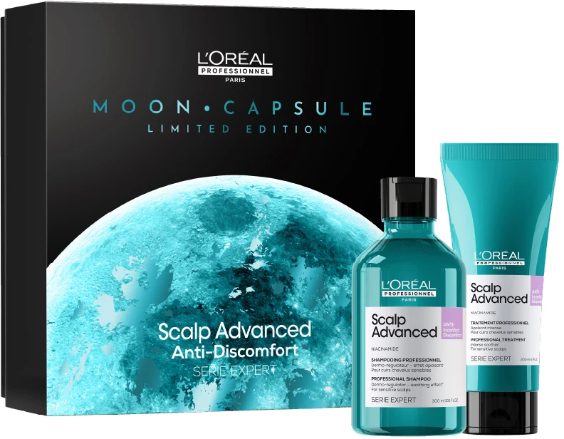 L'OREAL PROFESSIONNEL SCALP ADVANCED סט להרגעה מיידית של תחושת אי-נוחות בקרקפת