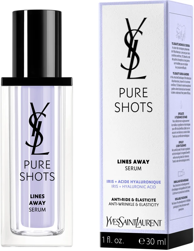 YVES SAINT LAURENT PURE SHOTS סרום לסיוע בהפחתת מראה הקמטים