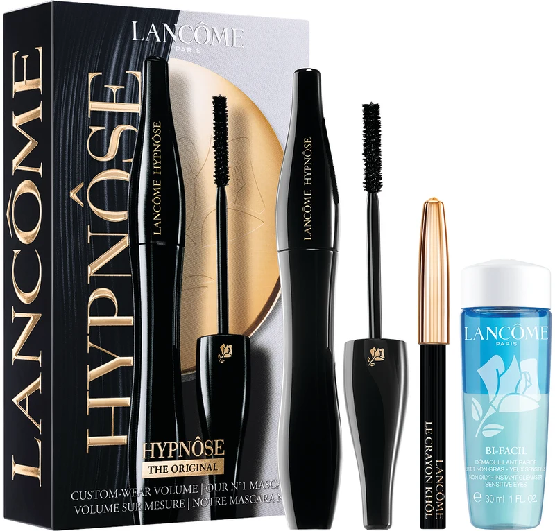 LANCOME HYPNOSE מסקרה + מסיר איפור + עפרון עיניים