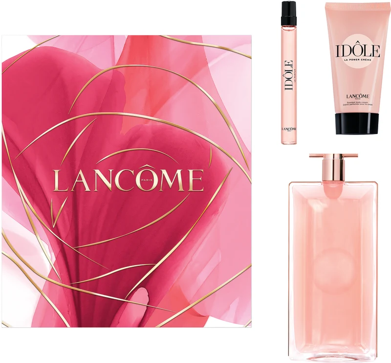 LANCOME IDOLE סט א.ד.פ + קרם גוף + א.ד.פ לאשה