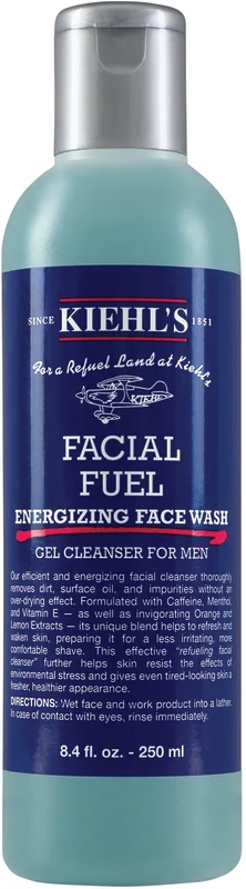 KIEHL'S FACIAL FUEL ג'ל ניקוי פנים ממריץ לגבר לכל סוגי העור