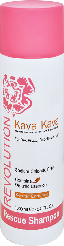 KAVA KAVA שמפו ללא מלחים לשיער יבש  מקורזל מרדני ופגום
