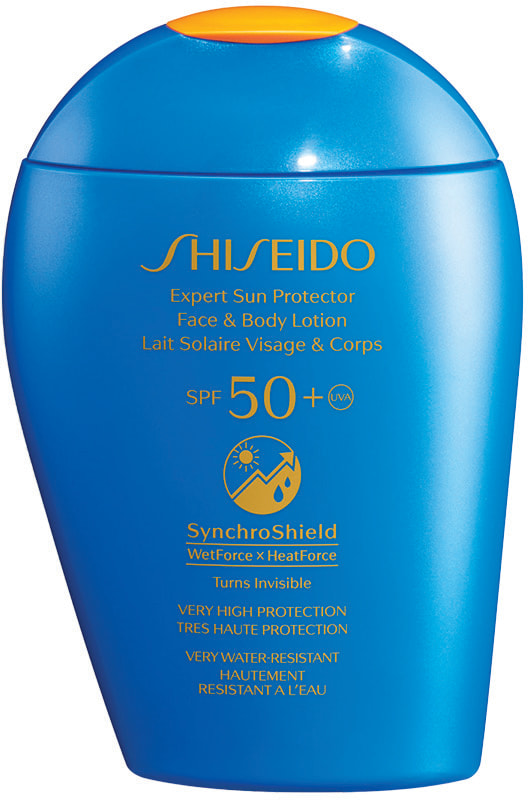 SHISEIDO EXPERT SUN PROTECTOR תחליב הגנה לפנים ולגוף עם מסנן קרינה +SPF50