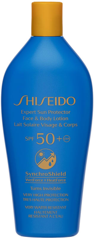 SHISEIDO EXPERT SUN PROTECTOR תחליב הגנה לפנים ולגוף עם מסנן קרינה +SPF50