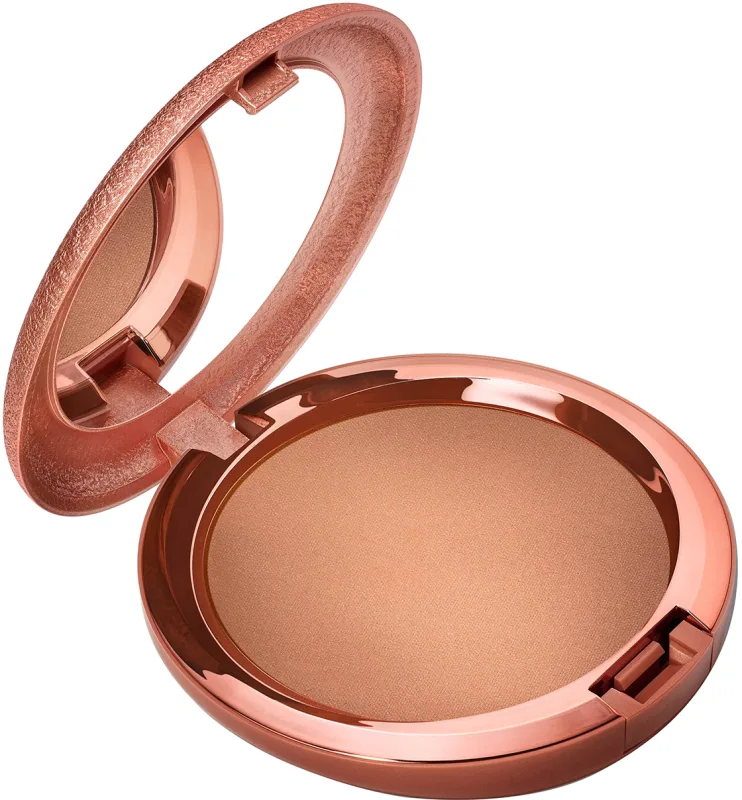 MAC SKINFINISH SUNSTRUCK ברונזר בגימור מאט למראה טבעי ושזוף - MEDIUM ROSY