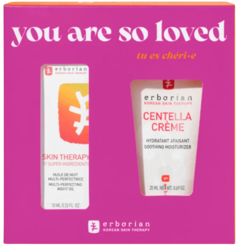 ERBORIAN YOU ARE SO LOVED סט קרם סנטלה + סקין טרפי