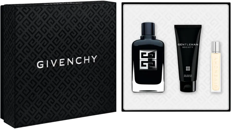 GIVENCHY GENTLEMAN SOCIETY סט א.ד.פ + ג'ל רחצה + א.ד.פ לגבר