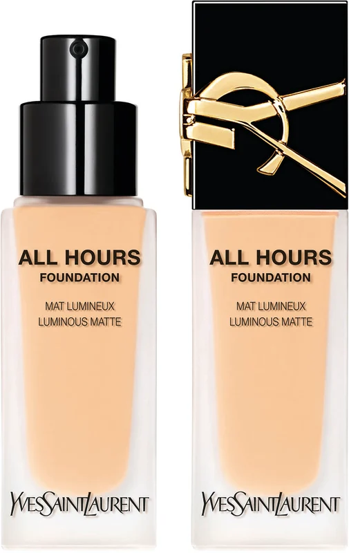 YVES SAINT LAURENT ALL HOURS מייק אפ נוזלי בגימור מאט - LIGHT NEUTRAL 4