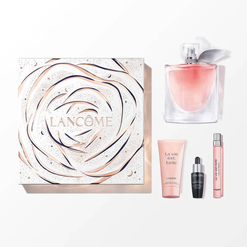 LANCOME La vie est belle סט א.ד.פ + קרם גוף + א.ד.פ לאשה