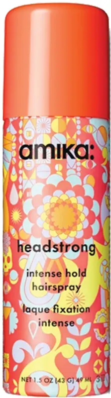 AMIKA HEADSTRONG ספריי שיער חזק לנעילת תסרוקות הדסטרונג - גודל נסיעות