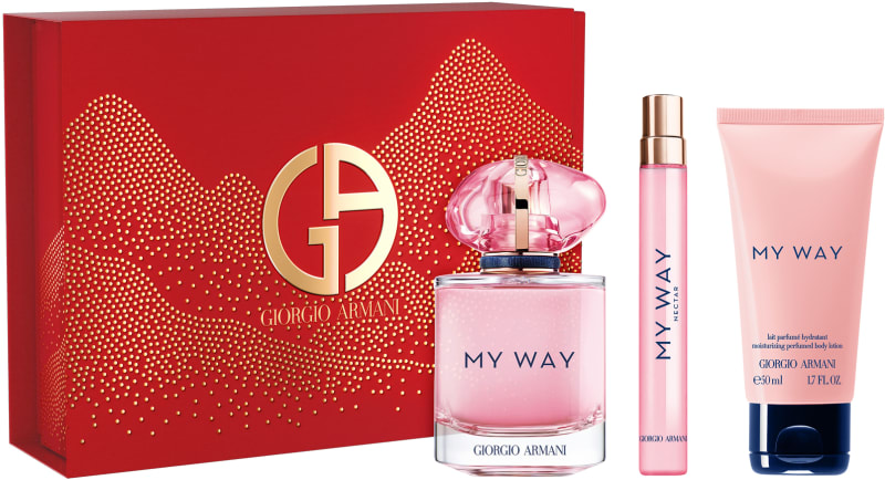 GIORGIO ARMANI MY WAY NECTAR סט א.ד.פ + קרם גוף + א.ד.פ לאשה