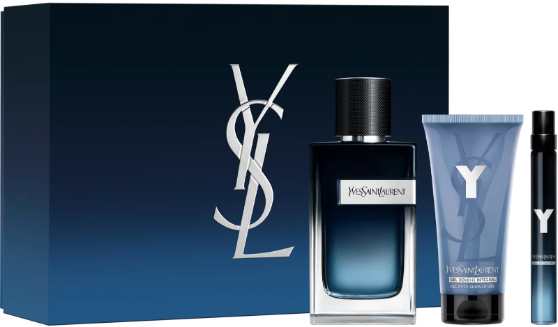 YVES SAINT LAURENT Y סט א.ד.פ + א.ד.פ + ג'ל רחצה לגבר