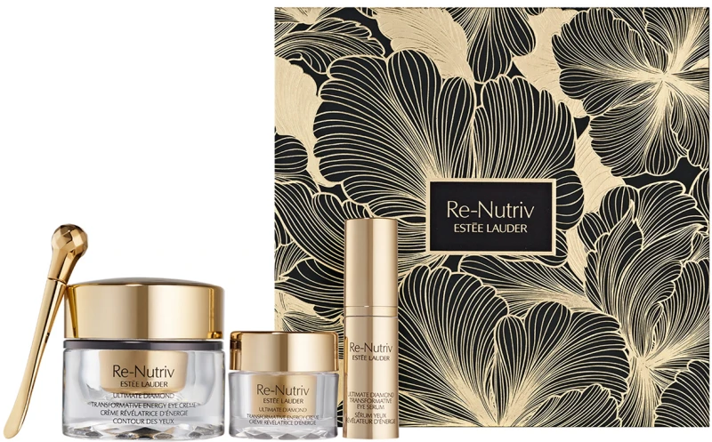 ESTEE LAUDER RE-NUTRIV ULTIMATE DIAMOND סט קרם לחות + קרם עיניים + סרום עיניים