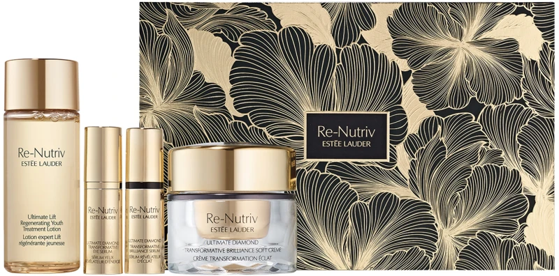 ESTEE LAUDER RE-NUTRIV ULTIMATE DIAMOND סט קרם לחות + תחליב טיפולי + סרום עיניים + סרום