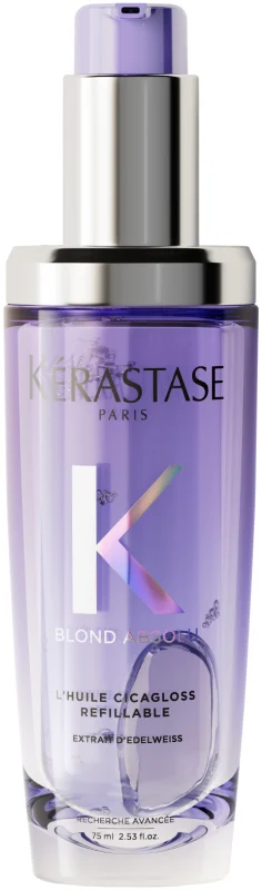 KERASTASE BLOND ABSOLU שמן מולטי תכליתי לשיער שעבר הבהרה באריזה הניתנת למילוי חוזר