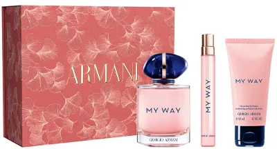 GIORGIO ARMANI MY WAY סט א.ד.פ + תחליב גוף + א.ד.פ לאשה