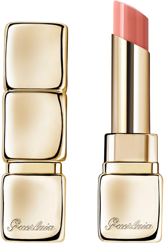 GUERLAIN KISSKISS BEE GLOW שפתון באלם - 129 BLOSSM GLOW