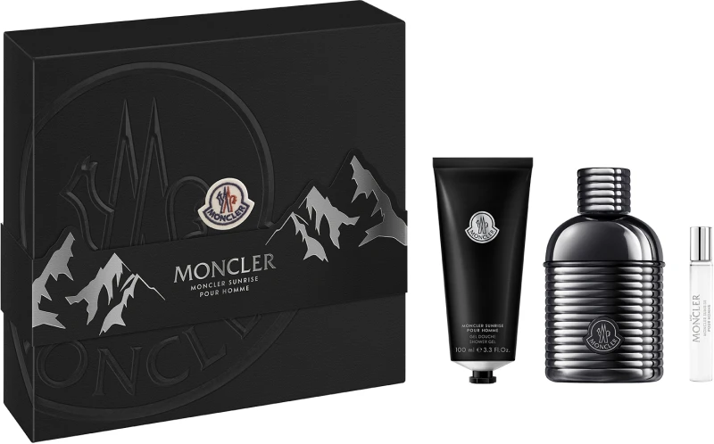 MONCLER SUNRISE POUR HOMME סט א.ד.פ + ג'ל רחצה + א.ד.פ לגבר