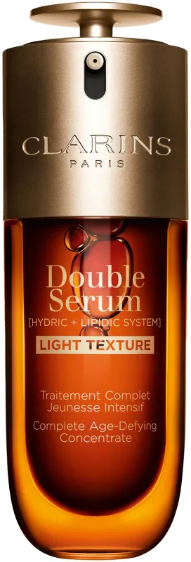 CLARINS DOUBLE SERUM LIGHT סרום דור 9 במרקם קל