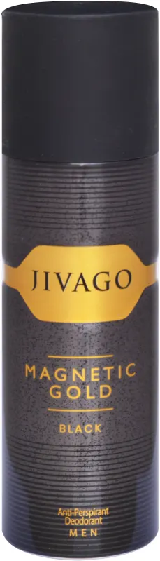 JIVAGO MAGNETIC GOLD BLACK דאודורנט ספריי לגבר