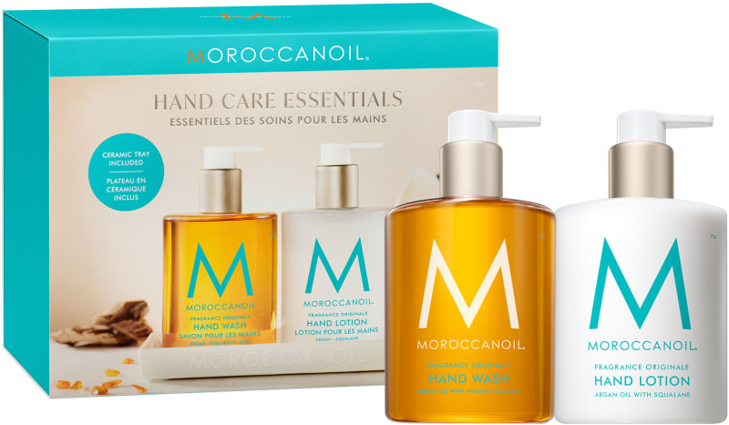 MOROCCANOIL הצמד המושלם לטיפוח הידיים : סט סבון ידיים + תחליב הזנה לידיים
