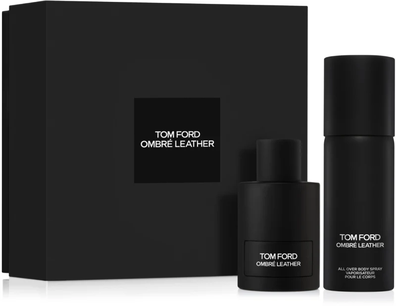 TOM FORD OMBRE LEATHER סט א.ד.פ + ספריי גוף יוניסקס