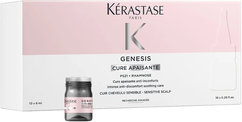 KERASTASE GENESIS CURE טיפול מרגיע לתחושת אי-נוחות בקרקפת