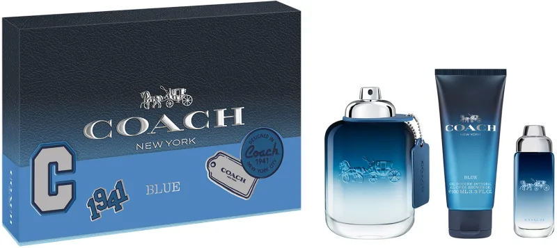 COACH BLUE סט אדט + אדט + ג'ל רחצה לגבר