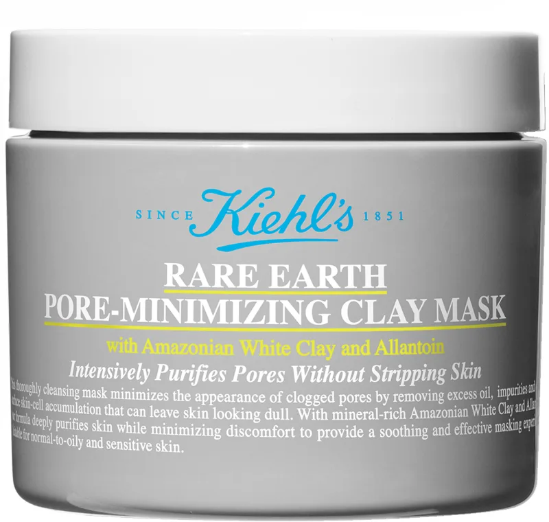 KIEHL'S RARE EARTH מסכת חימר לצמצום מראה הנקבוביות