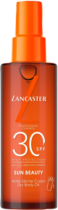 LANCASTER SUN BEAUTY שמן גוף  SPF30 הגנה גבוהה