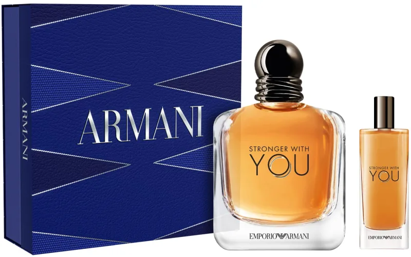 GIORGIO ARMANI STRONGER WITH YOU סט א.ד.ט + א.ד.ט לגבר