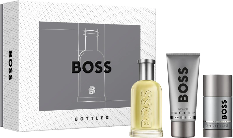 HUGO BOSS סט א.ד.ט + דאודורנט סטיק + ג'ל רחצה לגבר