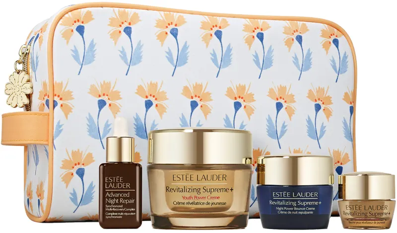 ESTEE LAUDER THE LIFTING + FIRMING ROUTINE סט סרום + קרם לחות + קרם עיניים + קרם לילה