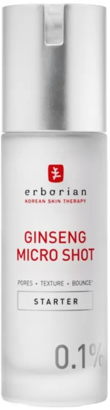 ERBORIAN GINSENG MICRO SHOT פילינג מיקרונידלינג בריכוז נמוך 0.1%