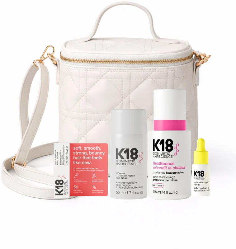 K18 REPAIR&PROTECT  ערכת לתיקון והגנה מחום המכיל : מסכה + ספריי + מסכה + שמן לתיקון ושיקום